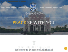 Tablet Screenshot of dioceseofallahabad.org